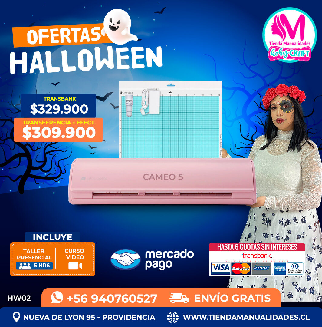 HW02 Kit Silhouette Cameo 5 rosada – Envío gratis