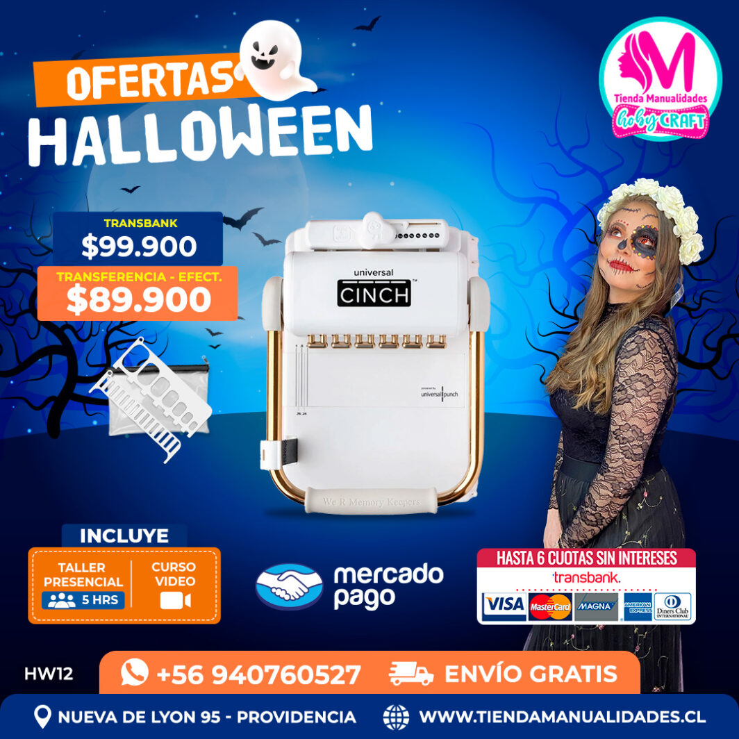 HW12 Encuadernadora Universal Cinch – Envío gratis