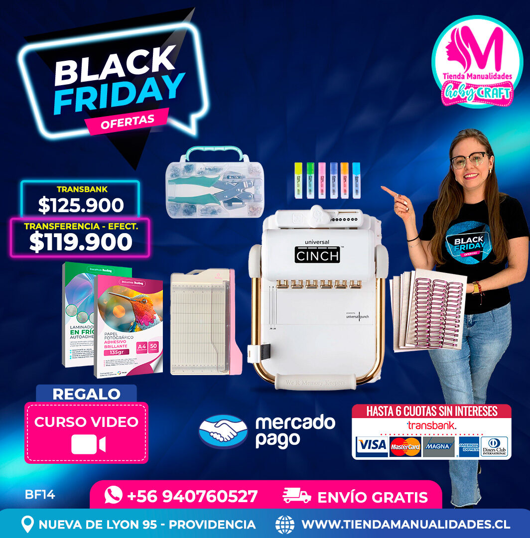 OF14 Kit encuadernadora Universal Cinch – Envío gratis