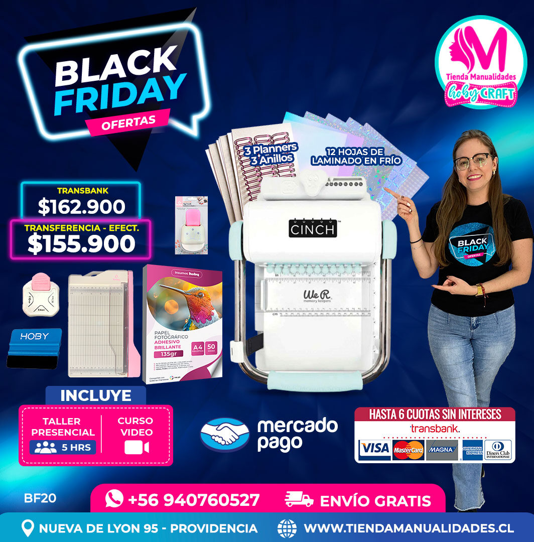 BF20 Kit encuadernadora Cinch verde – Envío gratis