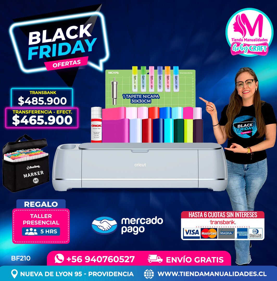 BF210 Kit Cricut Maker 3 – Envío gratis