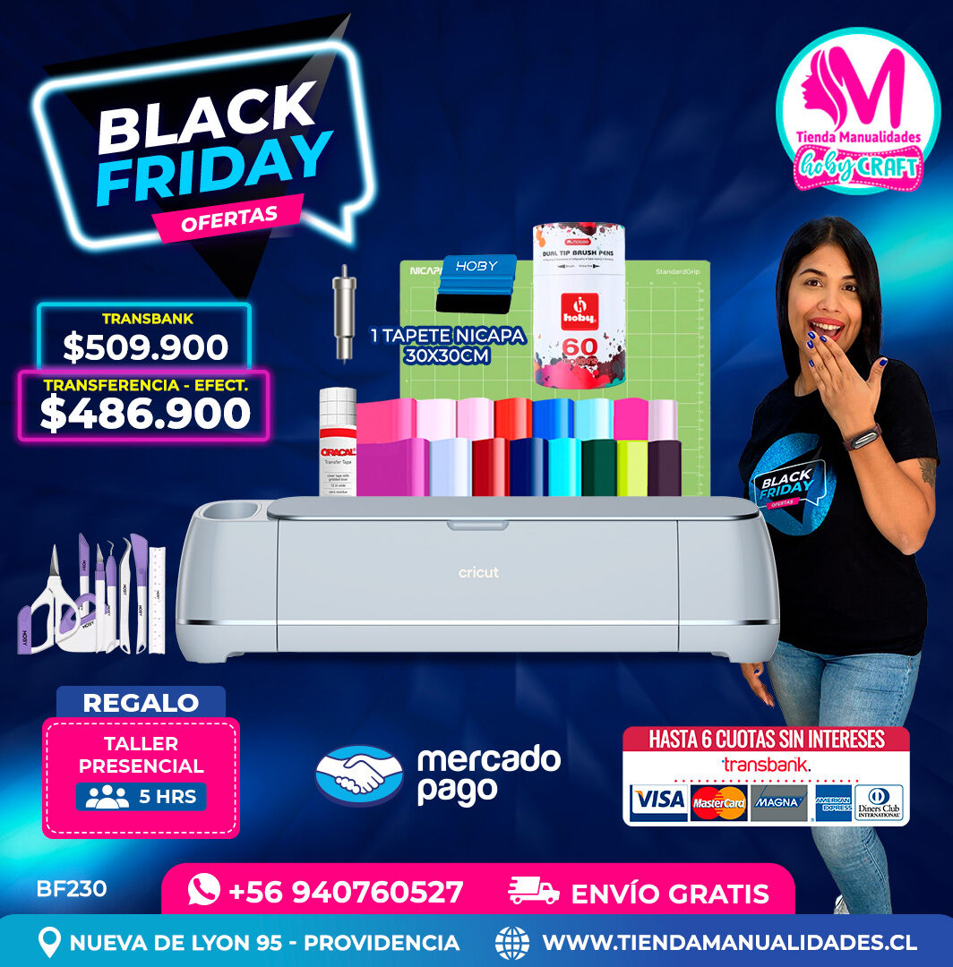 BF230 Kit Cricut Maker 3 – Envío gratis