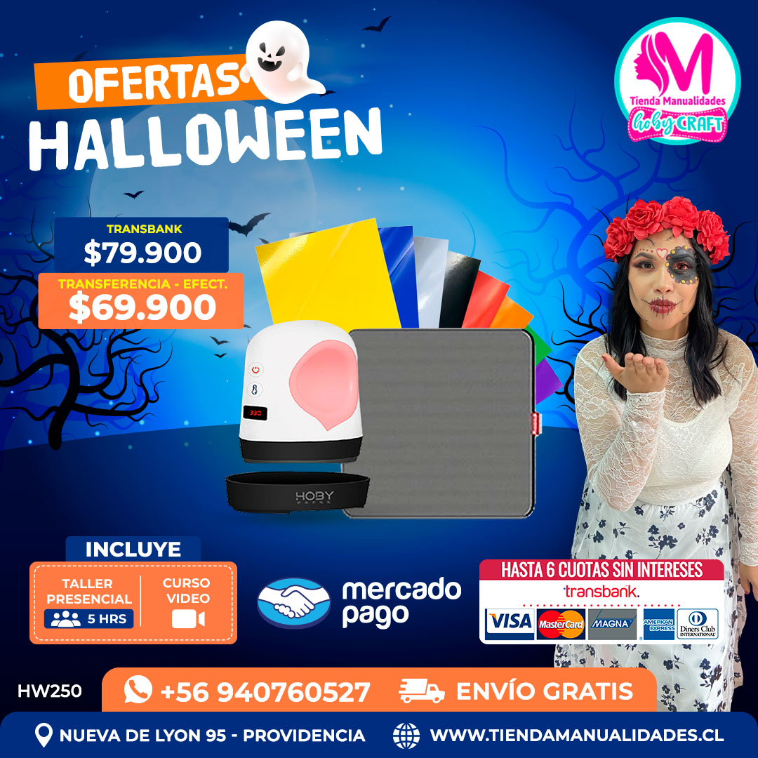 HW250 Mini Estampadora Hobypress – Envío gratis