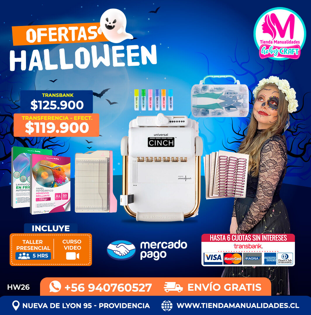 HW26 Kit encuadernadora Universal Cinch – Envío gratis