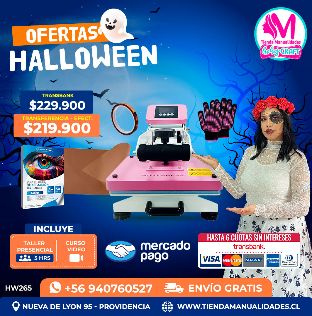 HW265 Kit Estampadora 23x30cm Hobypress – Envío gratis