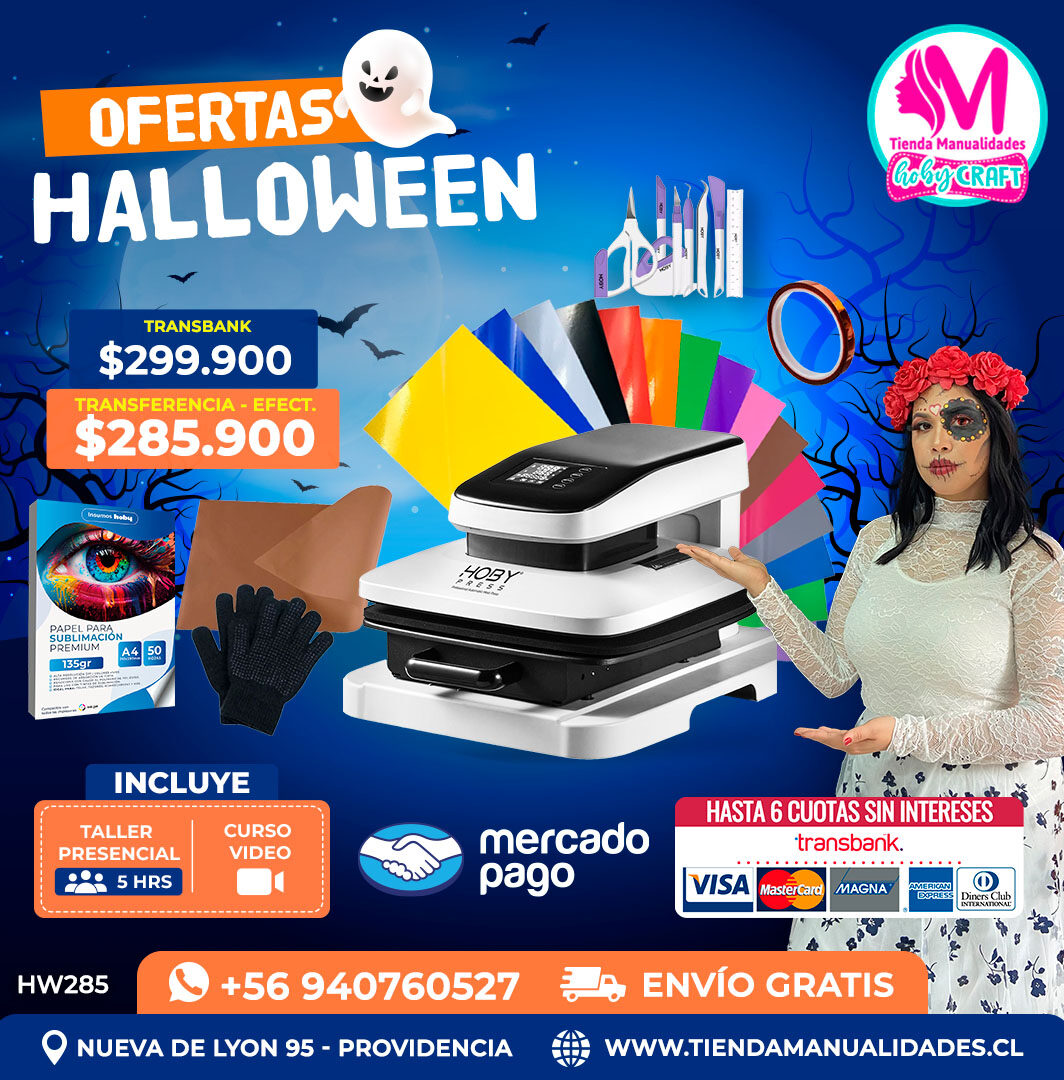 HW285 Kit Estampadora automática 38x38cm Hobypress – Envío gratis