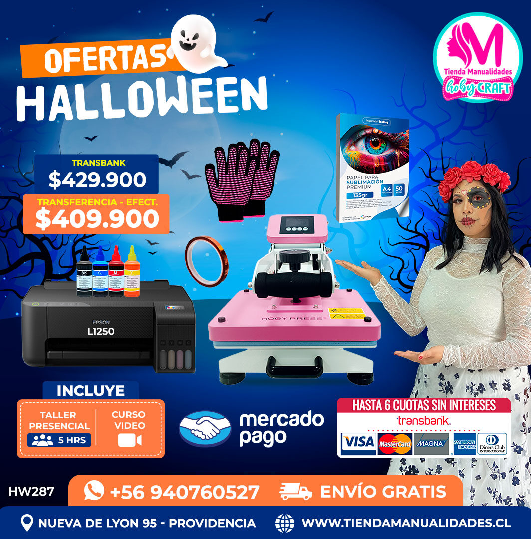 HW287 Kit Estampadora 23x30cm Hobypress – Envío gratis