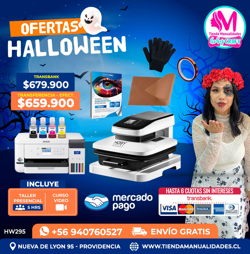 HW295 Kit Estampadora automática 38x38cm Hobypress – Envío gratis