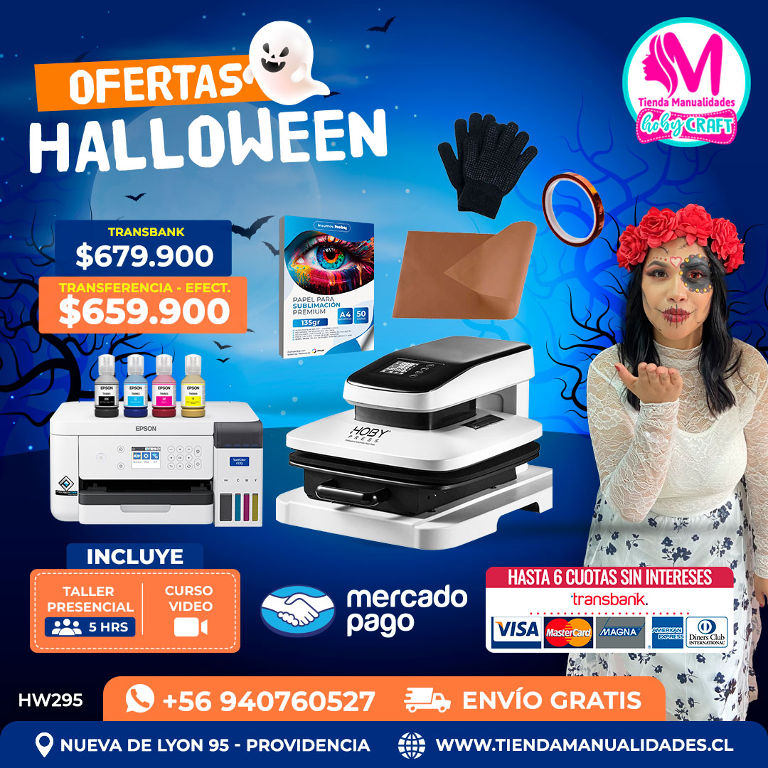 HW295 Kit Estampadora automática 38x38cm Hobypress – Envío gratis