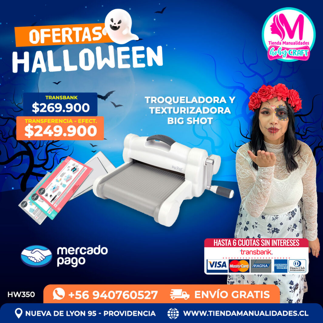 HW350 Máquina Sizzix Big Shot Plus – Envío gratis