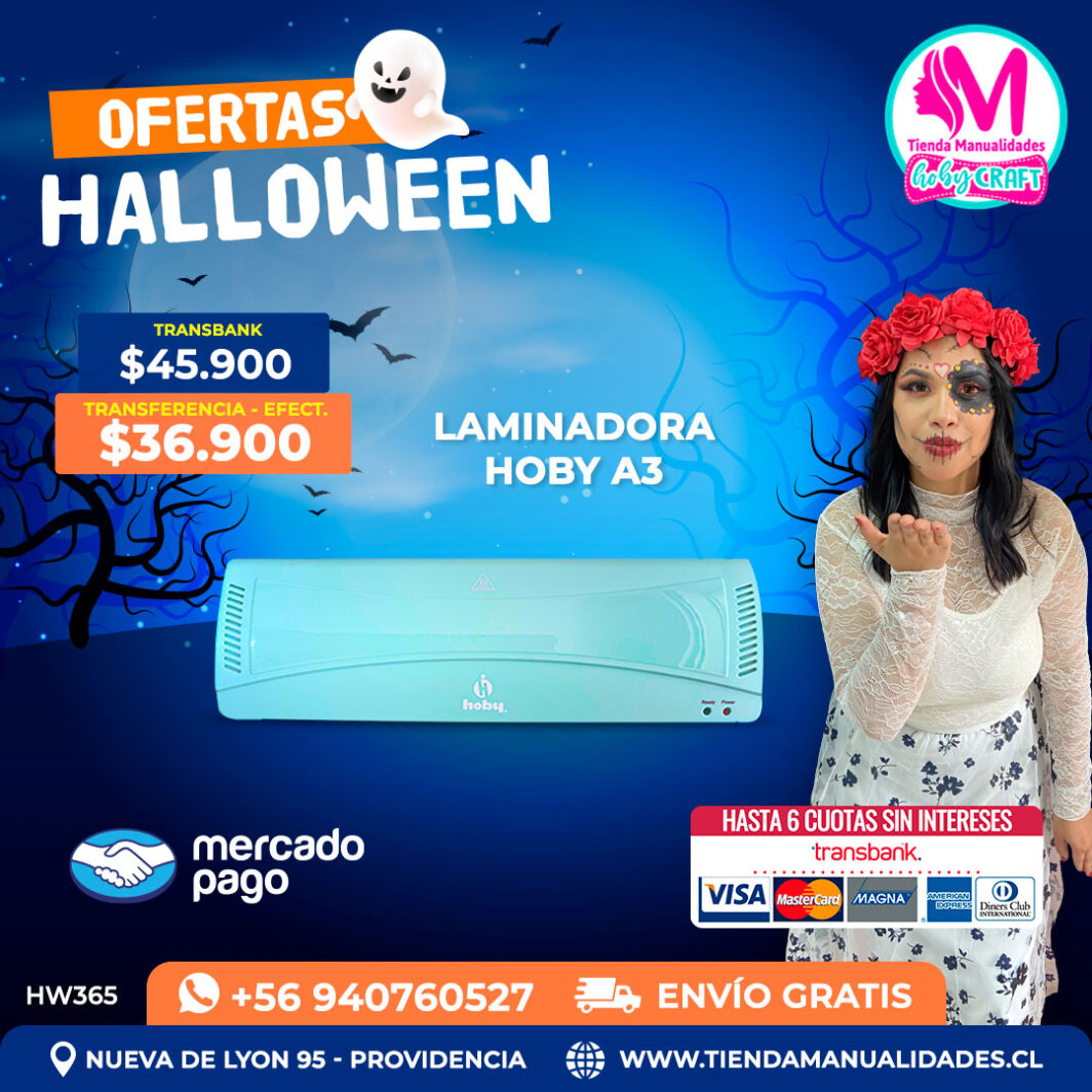 HW365 Laminadora Térmica A3 Hoby Turquesa – Envío gratis