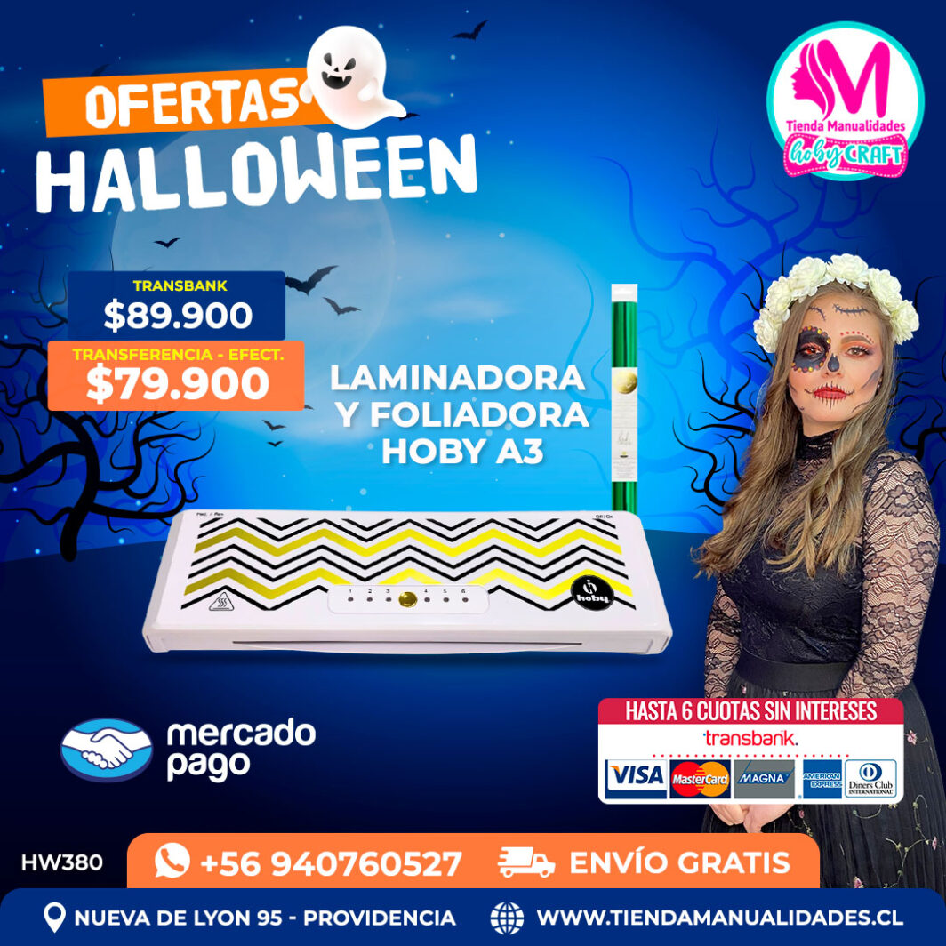 HW380 Laminadora Foliadora Térmica A3 Hoby – Envío gratis