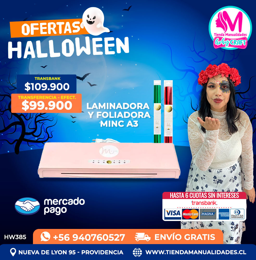 HW385 Laminadora Foliadora térmica A3 MINC – Envío gratis