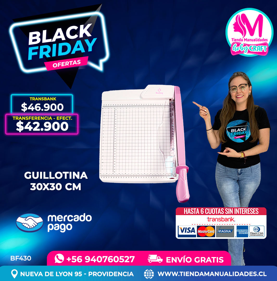 BF375 Guillotina Hoby 30x30cm – Envío gratis