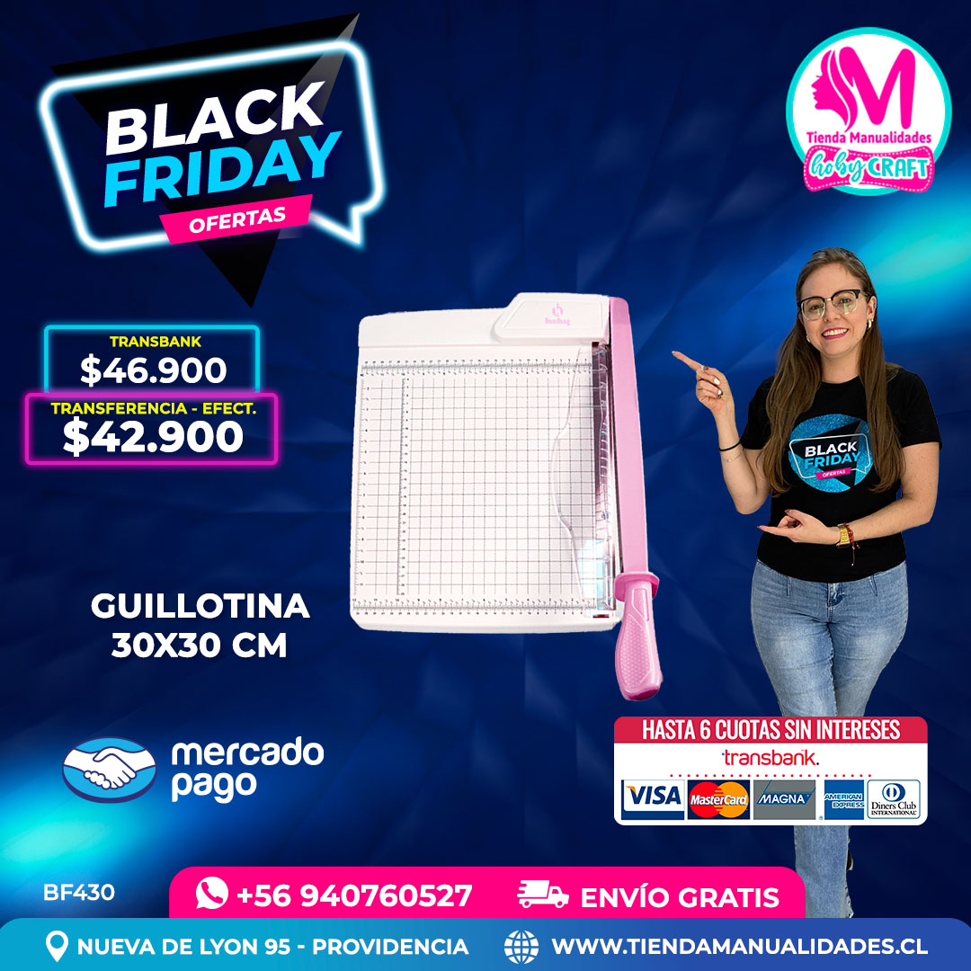 BF375 Guillotina Hoby 30x30cm – Envío gratis