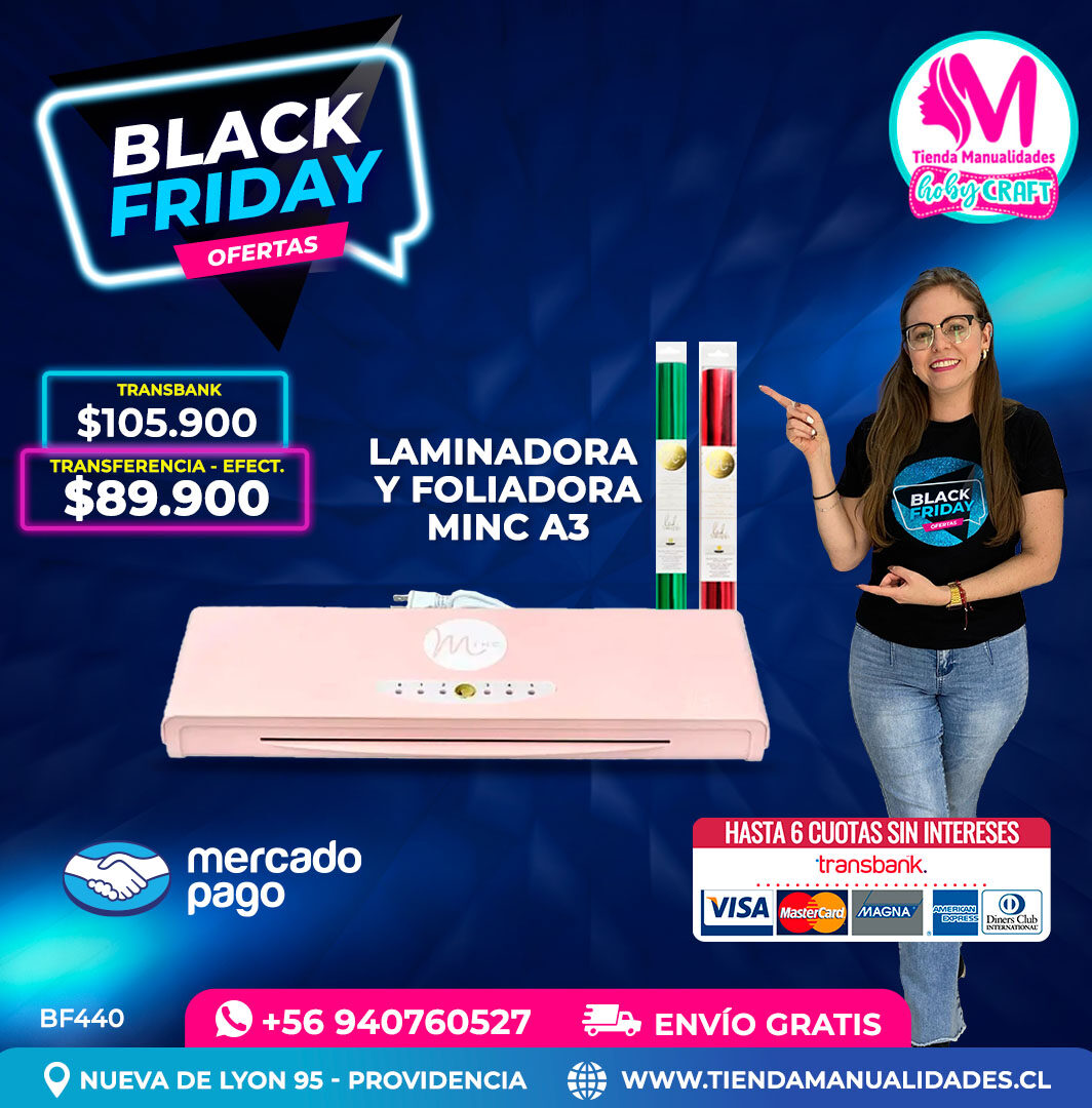 BF440 Laminadora Foliadora térmica A3 MINC – Envío gratis