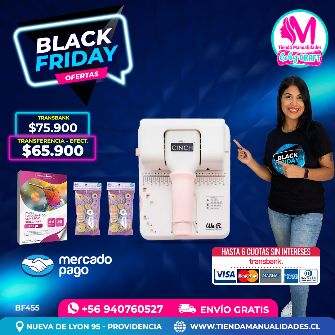 BF455 Kit Disc Cinch Rosada – Envío gratis