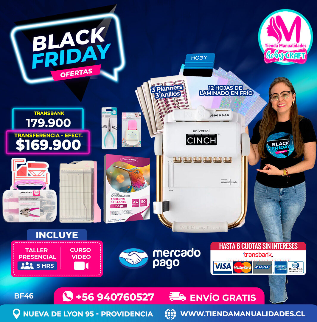 BF46 Kit encuadernadora Universal Cinch – Envío gratis