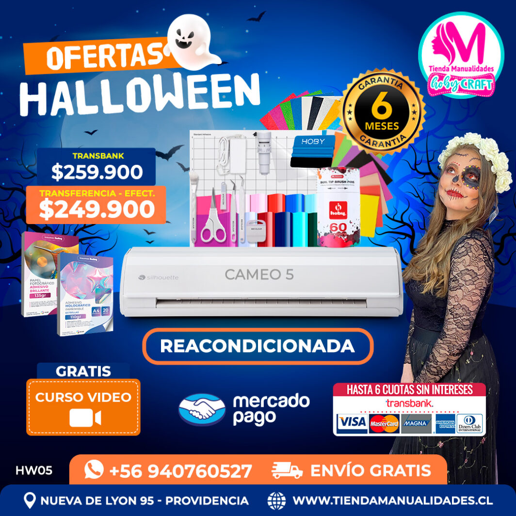 HW05 Kit Silhouette Cameo 5 reacondicionada – Envío gratis