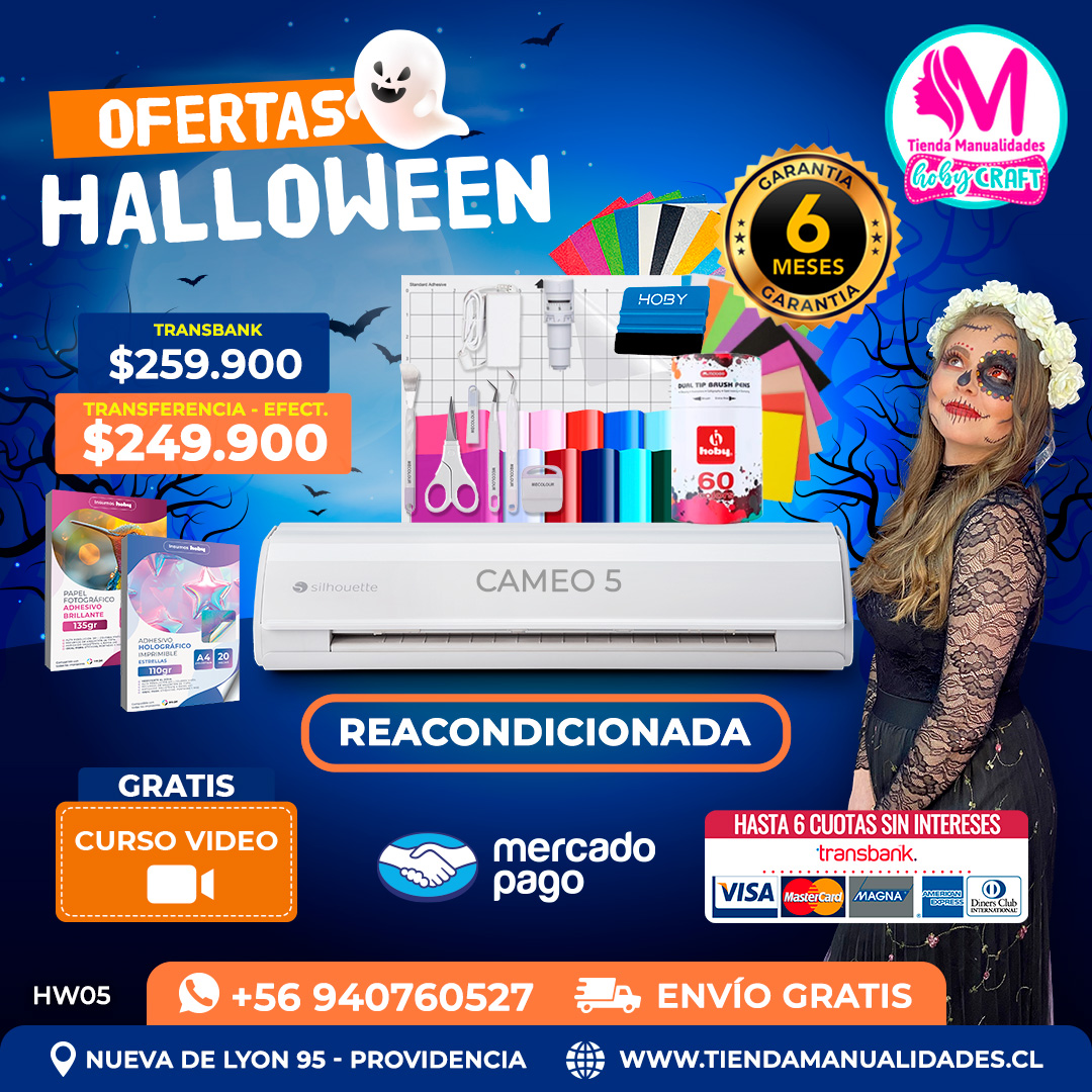 HW05 Kit Silhouette Cameo 5 reacondicionada – Envío gratis