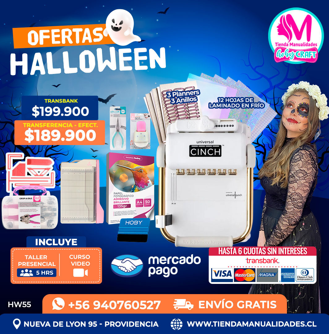 HW55 Kit encuadernadora Universal Cinch – Envío gratis