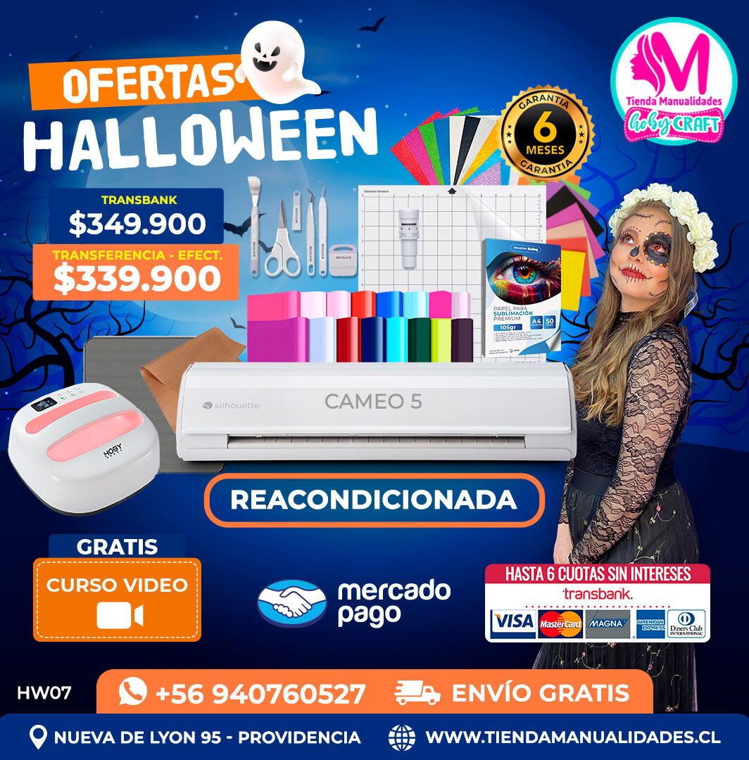 HW07 Kit Silhouette Cameo 5 reacondicionada – Envío gratis