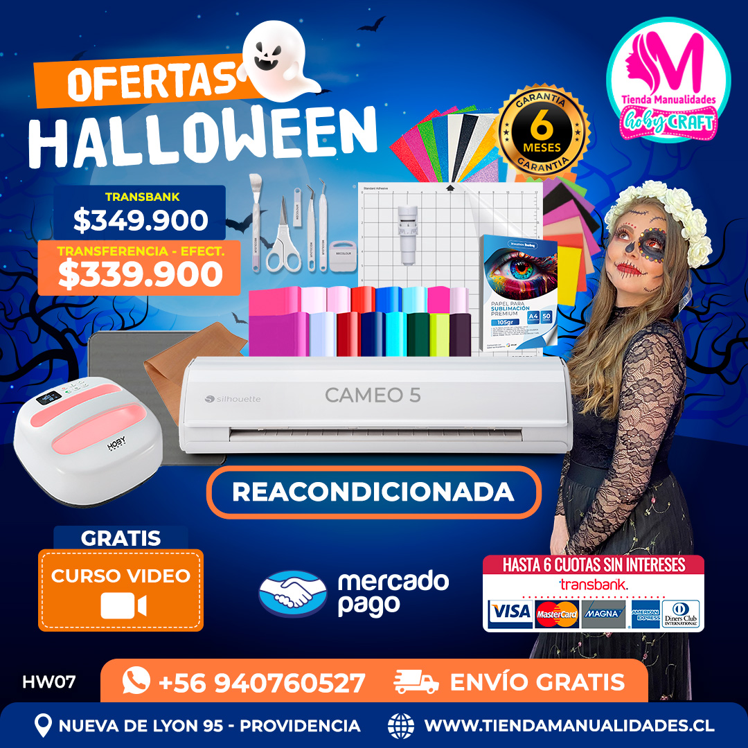 HW07 Kit Silhouette Cameo 5 reacondicionada – Envío gratis