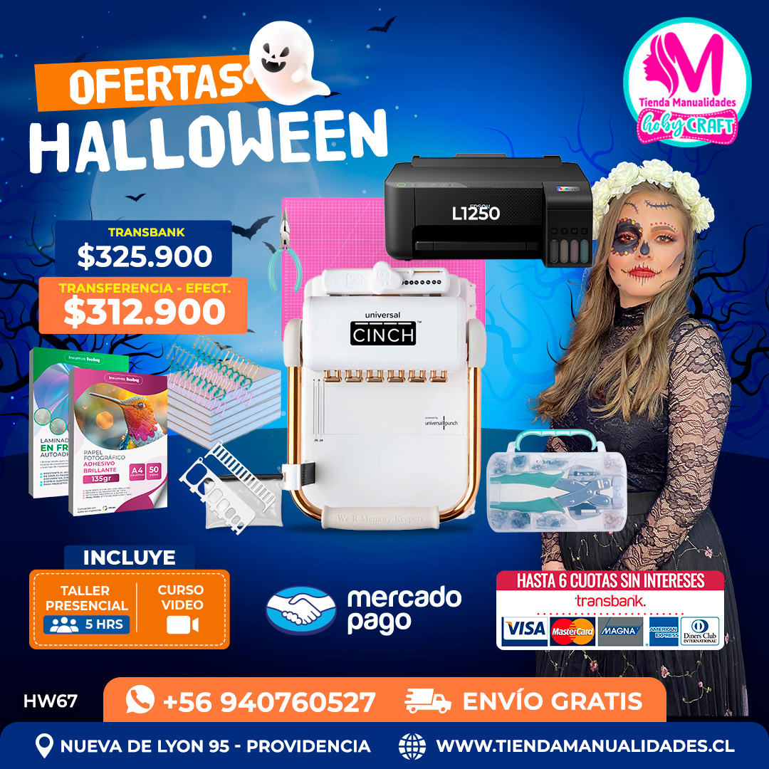 HW67 Kit encuadernadora Universal Cinch – Envío gratis