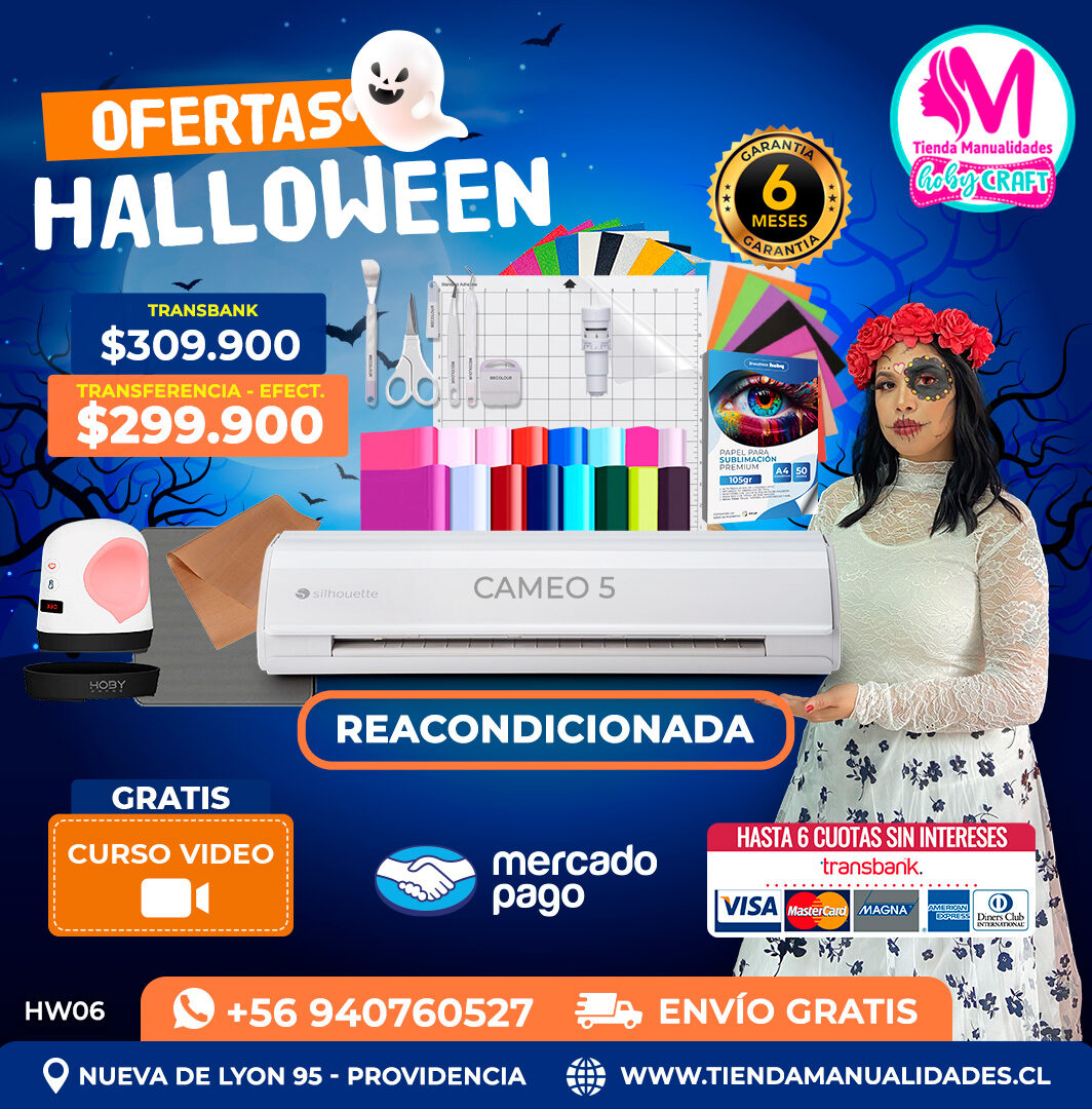 HW06 Kit Silhouette Cameo 5 reacondicionada – Envío gratis