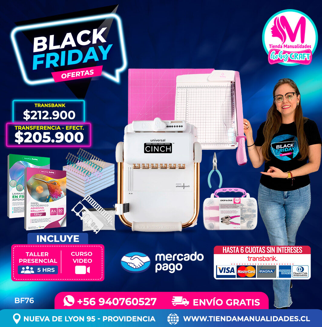 BF76 Kit encuadernadora Universal Cinch – Envío gratis