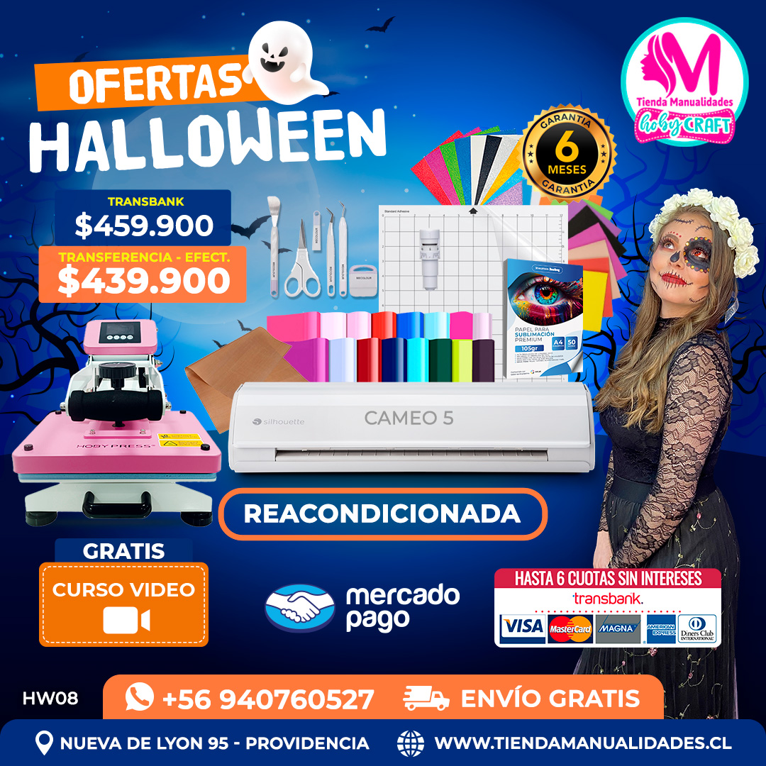 HW08 Kit Silhouette Cameo 5 reacondicionada – Envío gratis en 48 horas