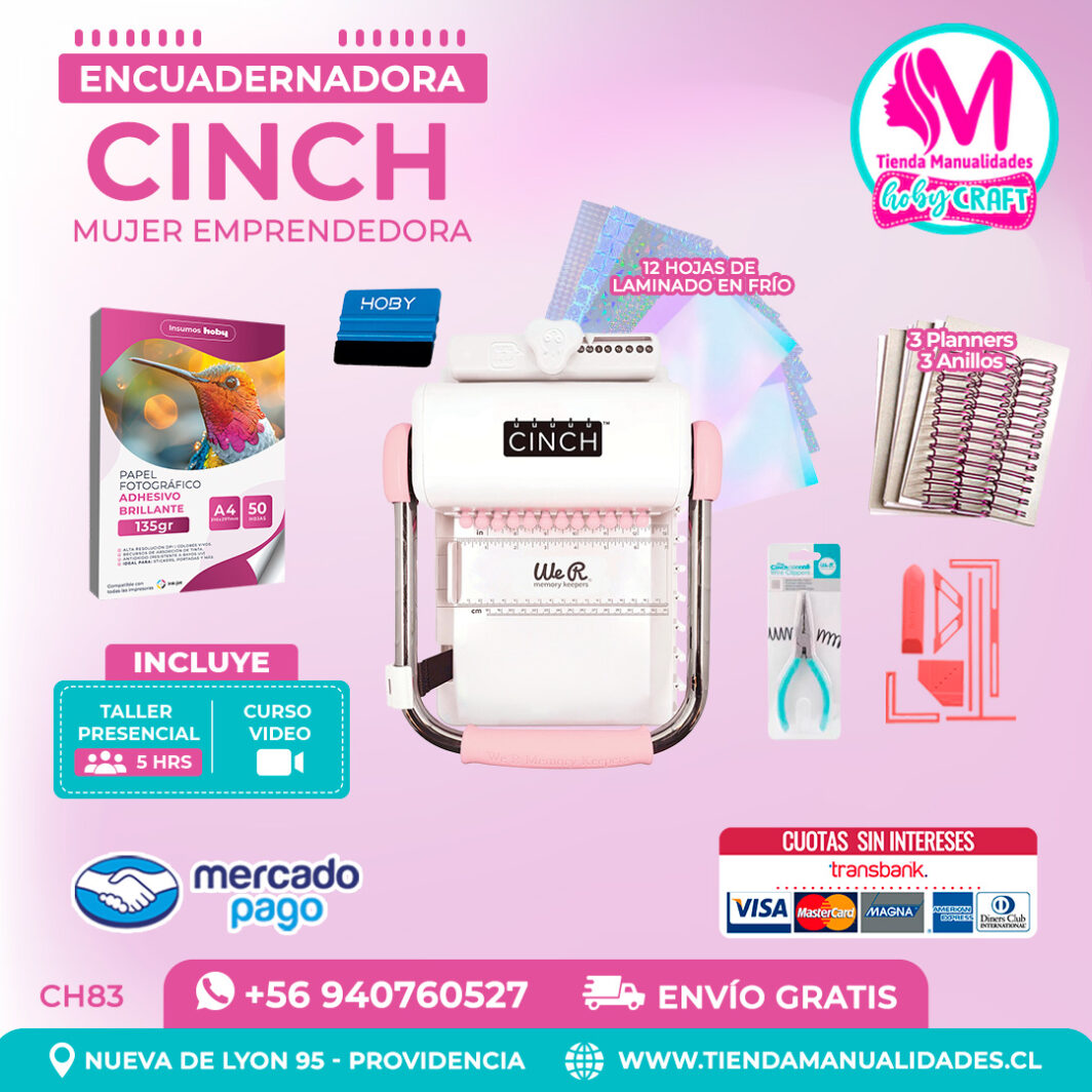 CH83 Cinch Rosada + Curso Video - Envío Gratis - Entrega Inmediata