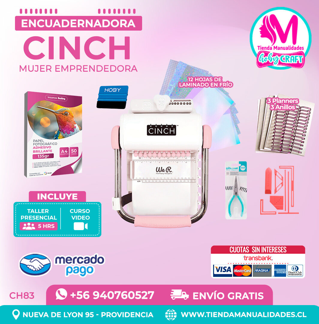 CH83 Cinch Rosada + Curso Video - Envío Gratis - Entrega Inmediata