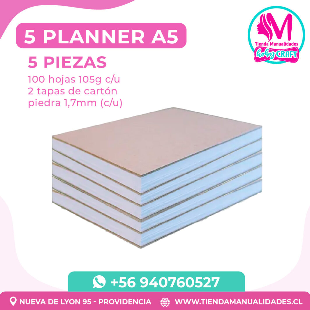 IE55 5 Planner Agenda para encuadernar A5 - Entrega inmediata