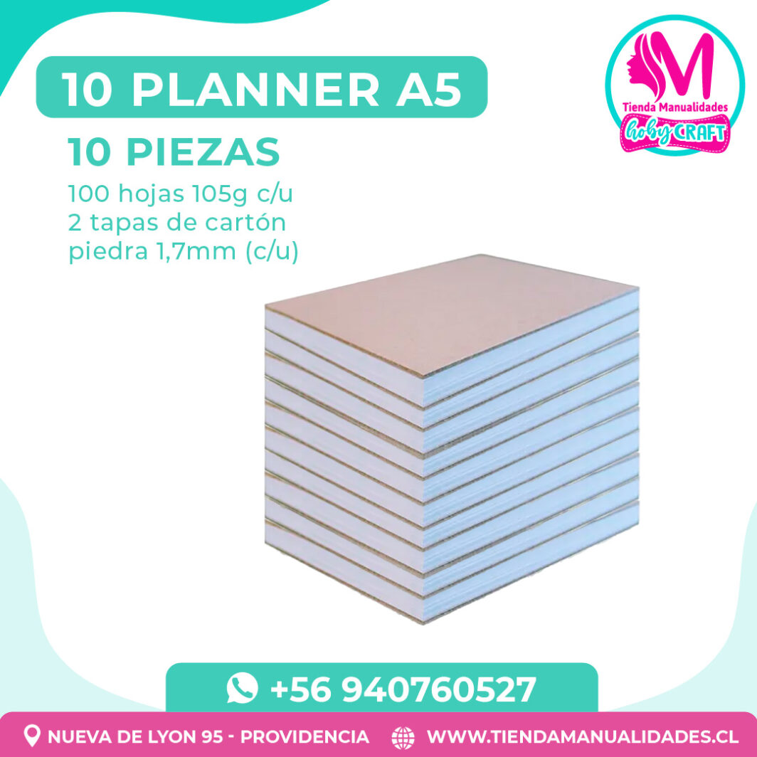 IE60 10 Planner Agenda para encuadernar A5 - Entrega inmediata