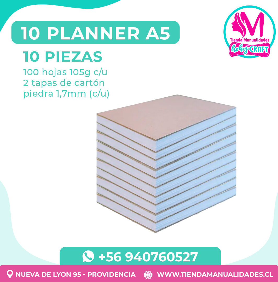 IE60 10 Planner Agenda para encuadernar A5 - Entrega inmediata
