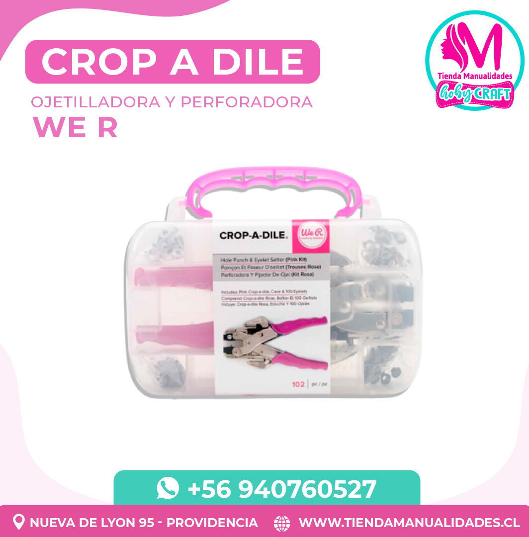 IE65 Ojetilladora y perforadora Crop a Dile - Entrega inmediata