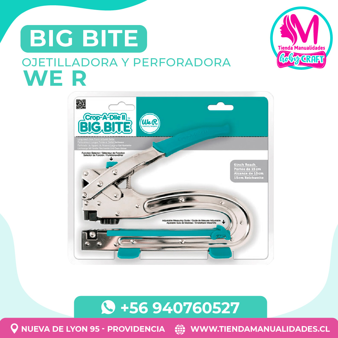 IE70 Ojetilladora y perforadora Big Bite - Entrega inmediata