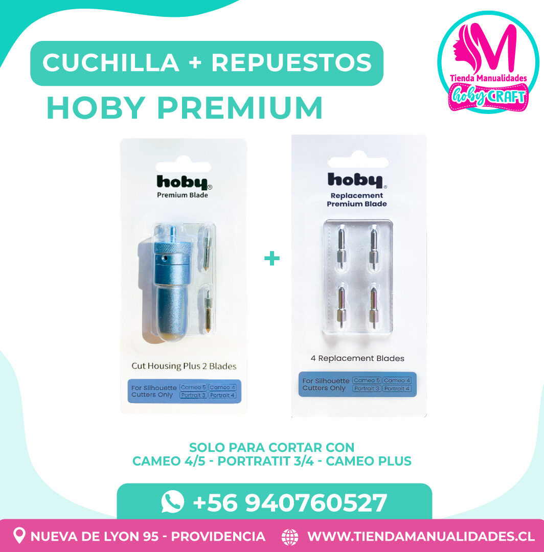 IP20 Pack de Cuchilla Hoby Premium + 4 Repuestos - Entrega inmediata