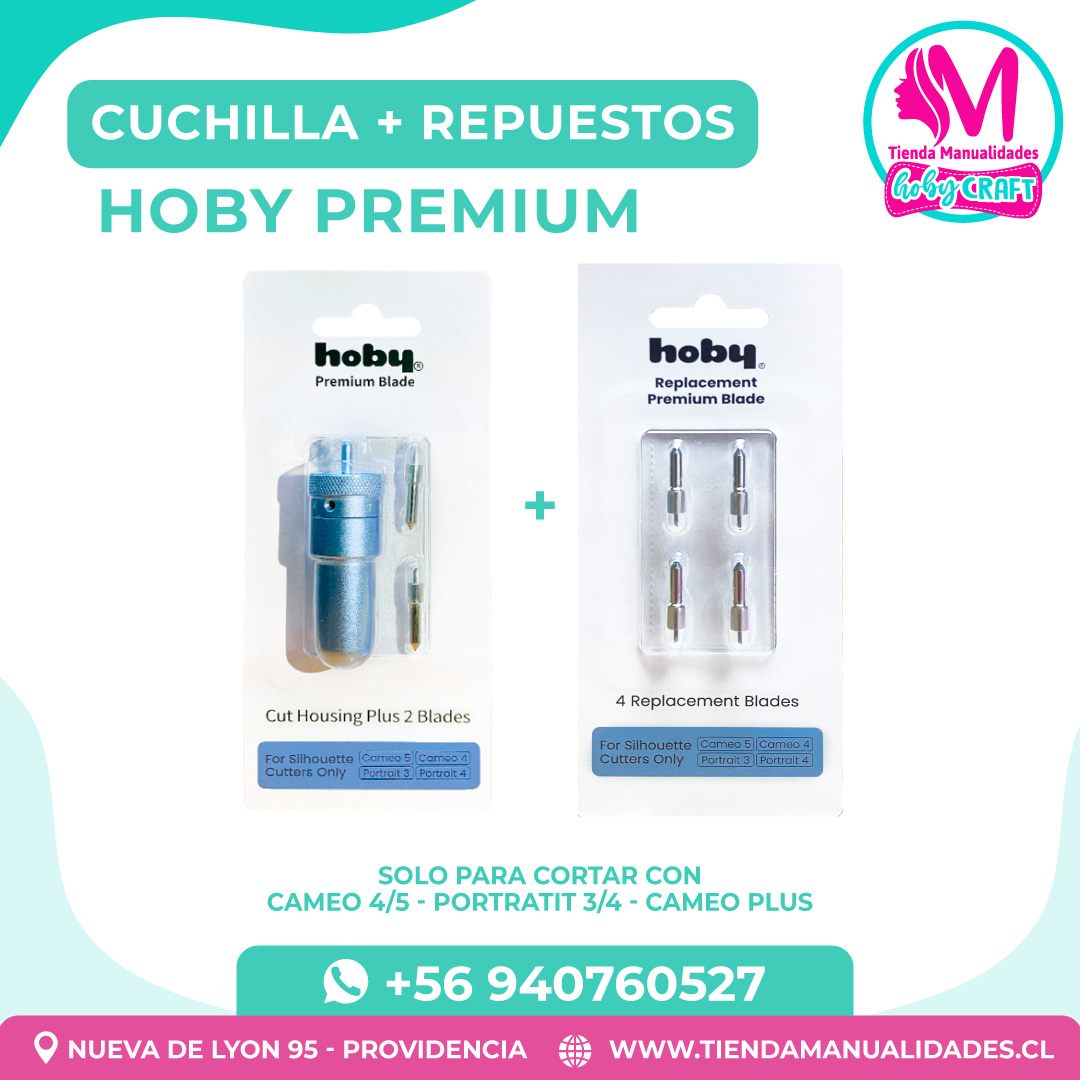IP20 Pack de Cuchilla Hoby Premium + 4 Repuestos - Entrega inmediata