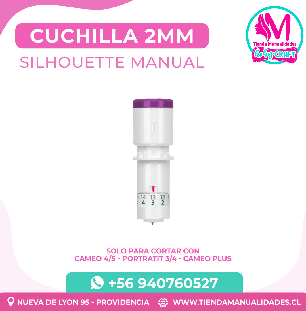 IP25 Cuchilla Manual Silhouette 2mm- Entrega inmediata