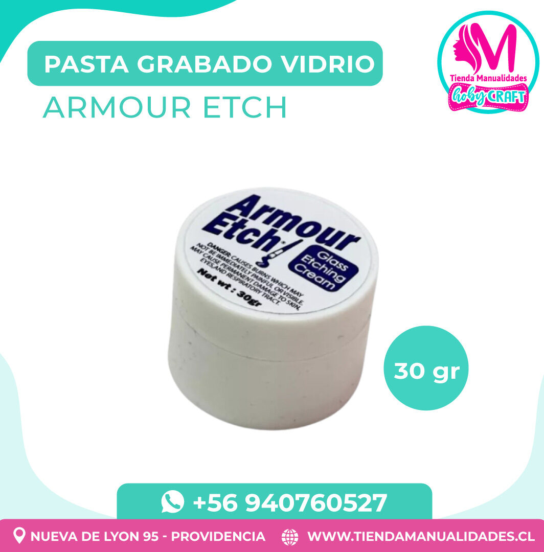 IP50 Pasta de grabado vidrio profesional Armour Etch 30 g - Entrega inmediata