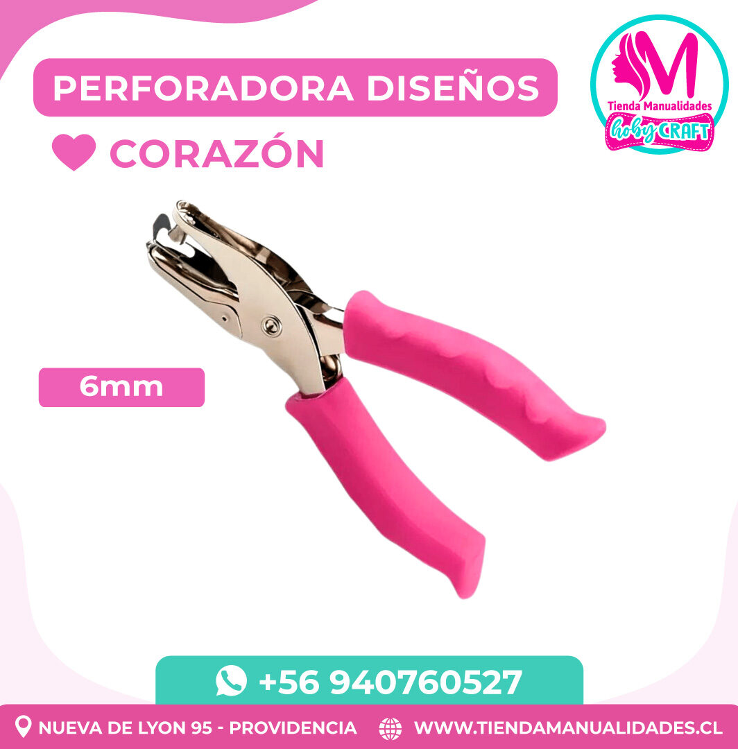 PH20 Perforadora con diseño Corazón - Entrega inmediata