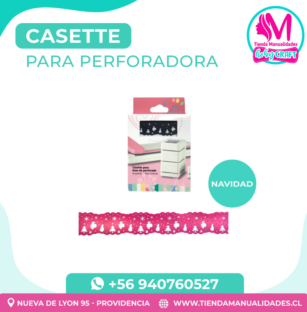 PH50 Casette para Base de Perforadora Navidad - Entrega inmediata