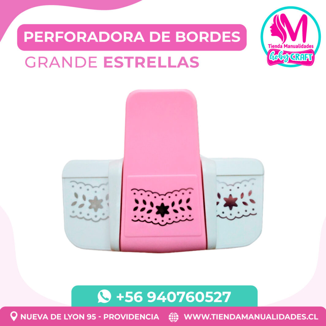 PH95 Perforadora de bordes grande Estrellas - Entrega inmediata