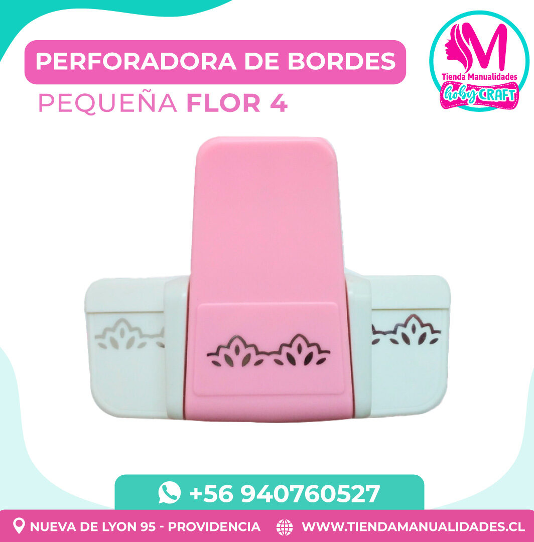 PH80 Perforadora de bordes pequeña Flor 4 - Entrega inmediata