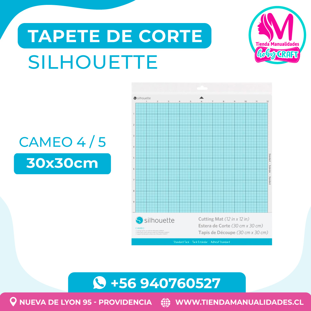 TC10 Tapete de Corte Silhouette Cameo 4/5 30x30cm - Entrega inmediata