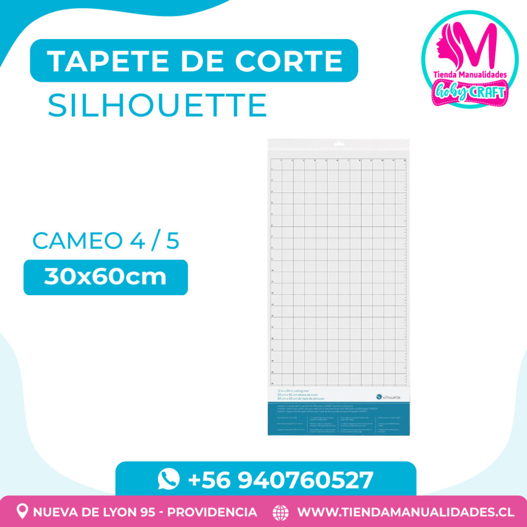 TC15 Tapete de Corte Silhouette Cameo 4/5 30x60cm - Entrega inmediata