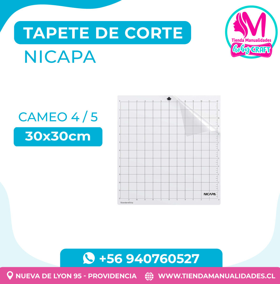 TC25 Tapete de Corte Nicapa Cameo 4/5 30x30cm - Entrega inmediata