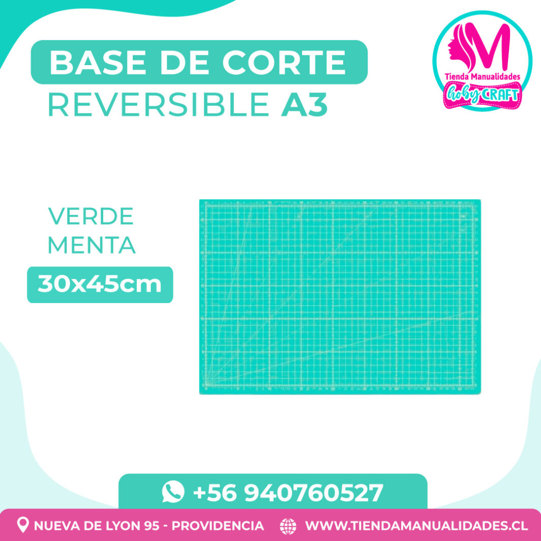 BC20 Base de Corte Hoby A3 turquesa - Entrega inmediata